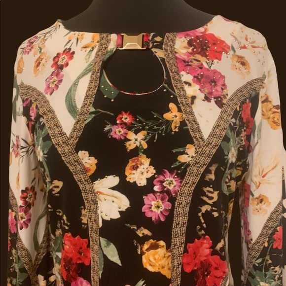 JM Collection Day to Night Blouse - Picture 3 of 16